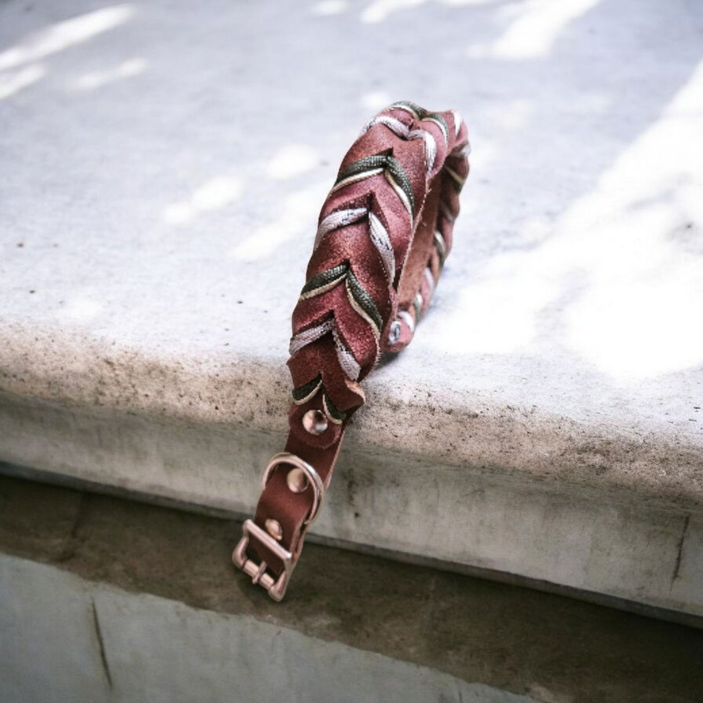 Collier Golden green