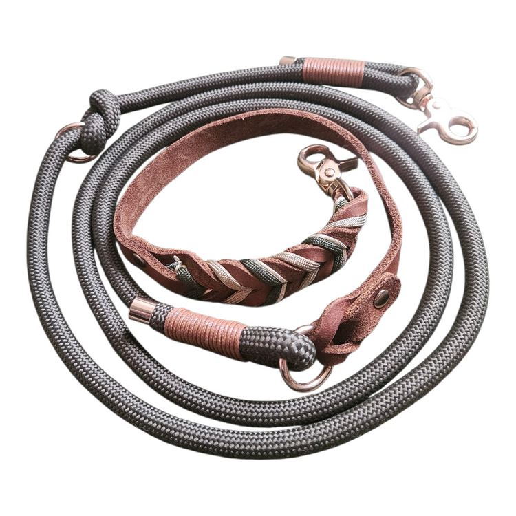 Laisses cuir et paracorde